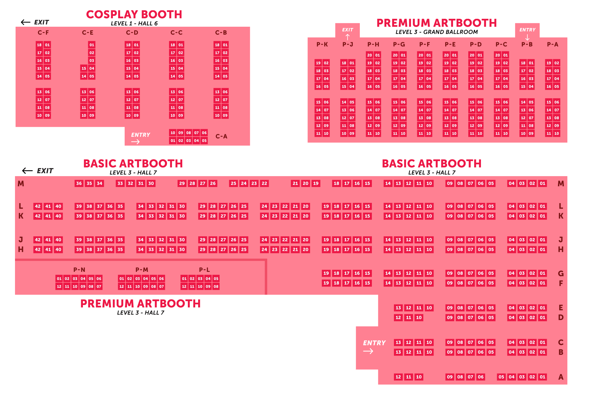 Comic Fiesta 2025 floorplan